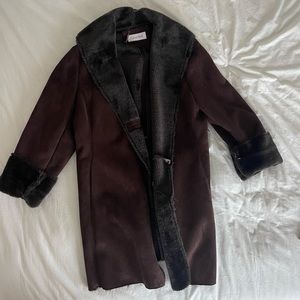Brown Calvin Klein Penny Lane Coat